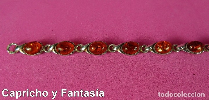 Joyeria: Pulsera de plata y &aacute;mbar n&ordm; 1AMBGEN - Foto 4