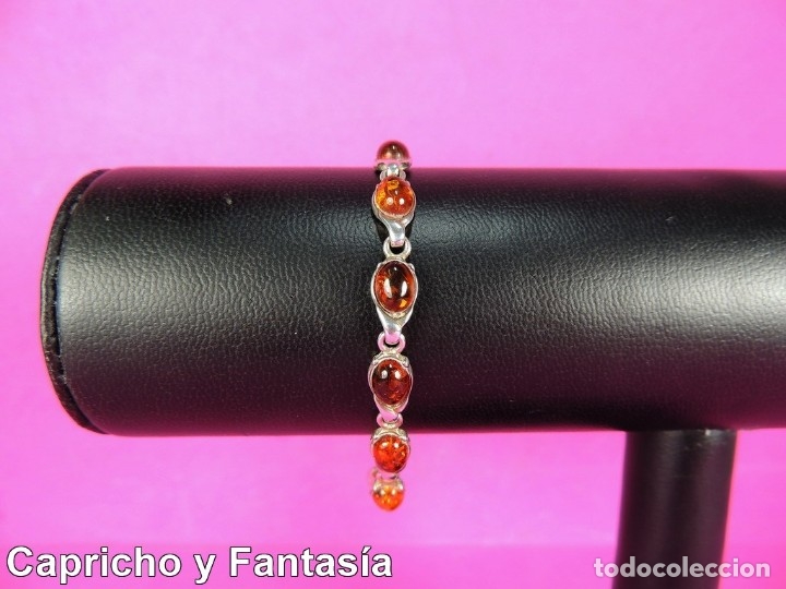Joyeria: Pulsera de plata y &aacute;mbar n&ordm; 1AMBGEN - Foto 6