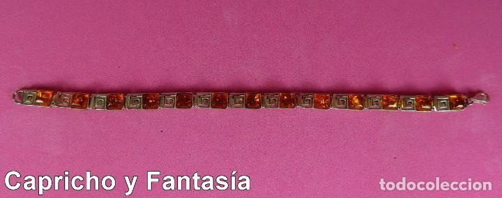 Joyeria: Pulsera de &aacute;mbar y plata n&ordm; 2193 - Foto 1