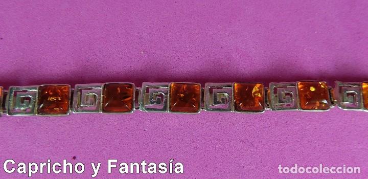 Joyeria: Pulsera de &aacute;mbar y plata n&ordm; 2193 - Foto 3