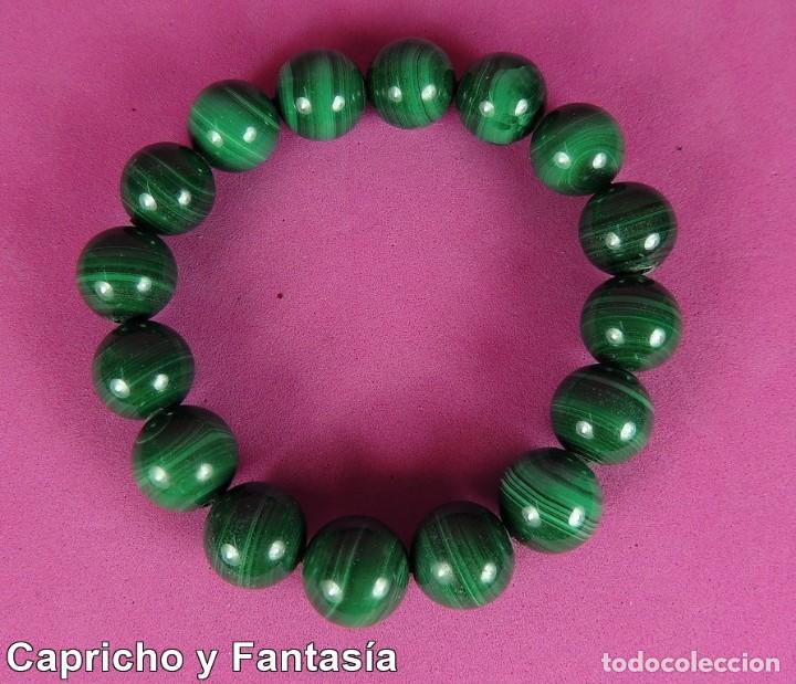 Joyeria: Pulsera de malaquita n&ordm; PBMALA12 - Foto 3