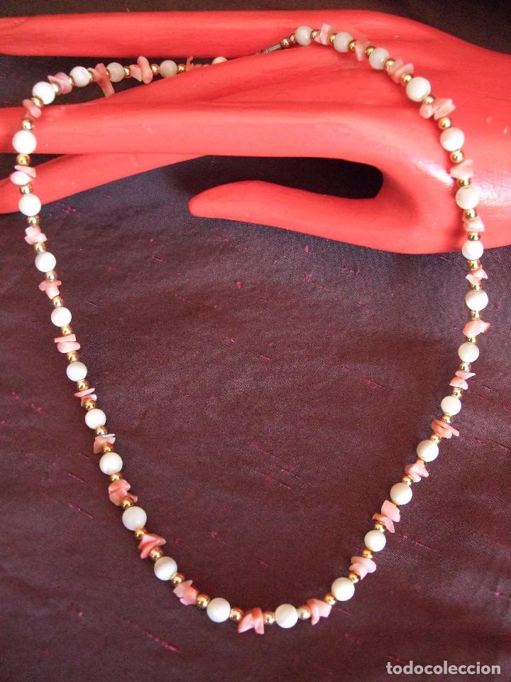 Joyeria: COLLAR, GARGANTILLA . PERLAS DE NACAR, MADREPERLA Y CHIPS - Foto 4