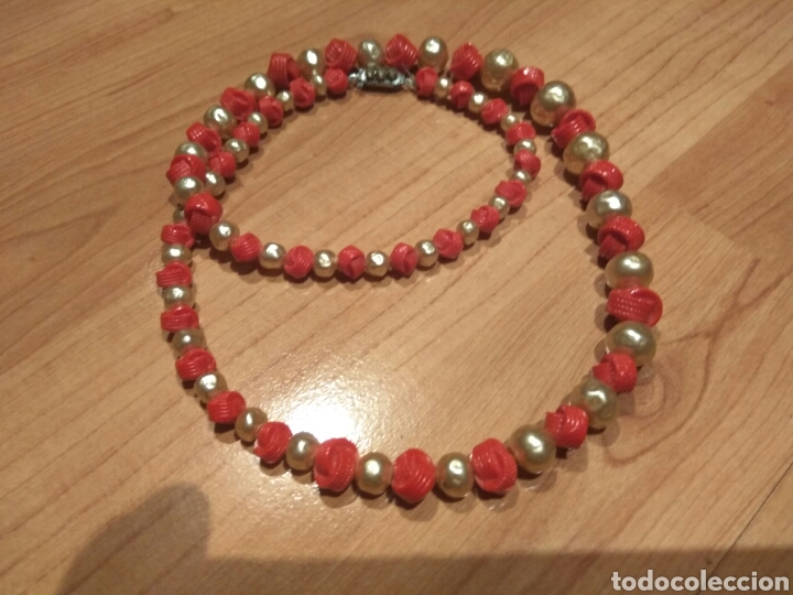 Joyeria: Vintage,collar de resina 60-70S - Foto 1