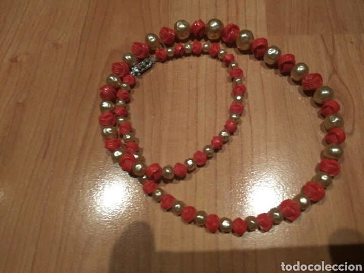 Joyeria: Vintage,collar de resina 60-70S - Foto 4