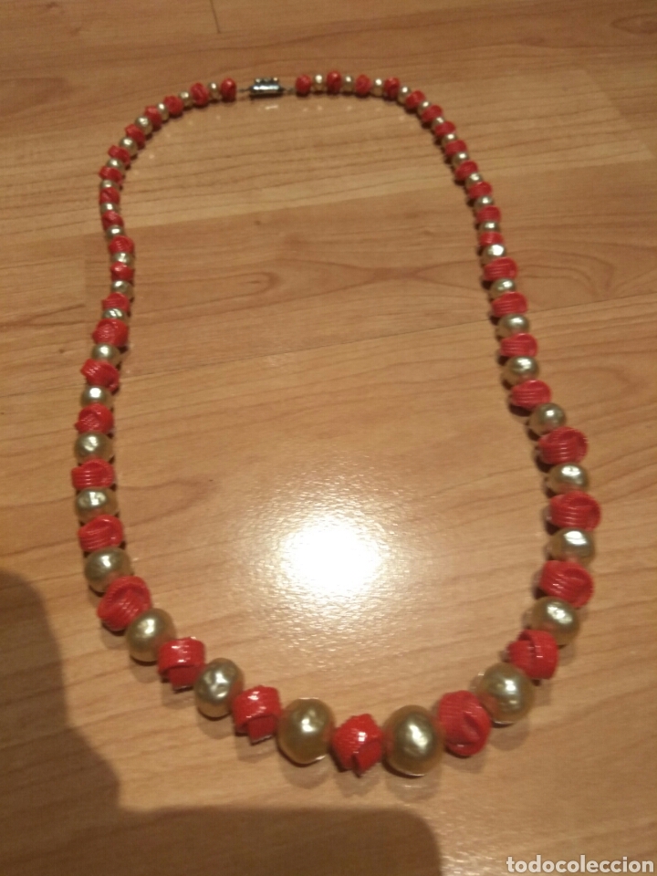Joyeria: Vintage,collar de resina 60-70S - Foto 5