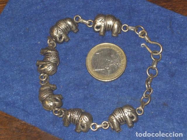 Joyeria: PULSERA DE PLATA ELEFANTES,A&Ntilde;OS 70. - Foto 3