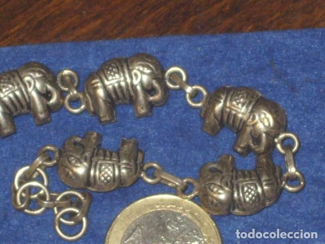Joyeria: PULSERA DE PLATA ELEFANTES,A&Ntilde;OS 70. - Foto 5