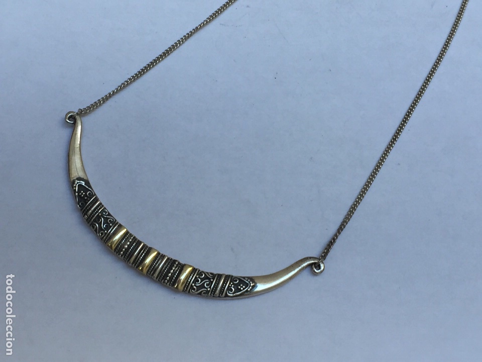 Joyeria: Gargantilla de plata y detalles en oro - Foto 6