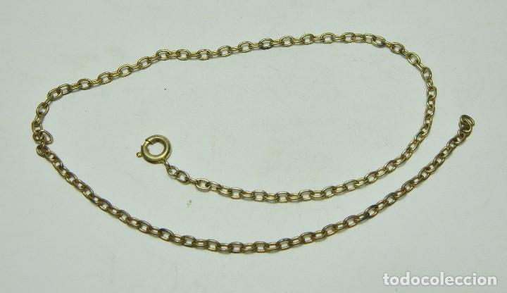 Joyeria: Antigua Cadena con Ba&ntilde;o de Oro. - Foto 1
