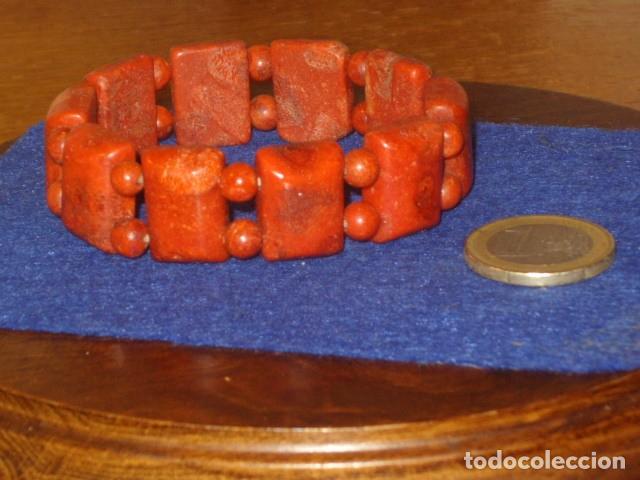 Joyeria: PULSERA DE CORAL DE MANZANA. - Foto 2