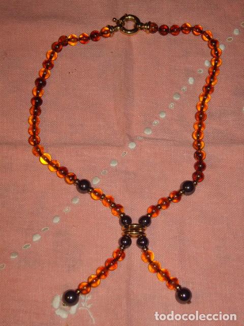 Joyeria: COLLAR DE CRISTAL AMBAR. - Foto 1