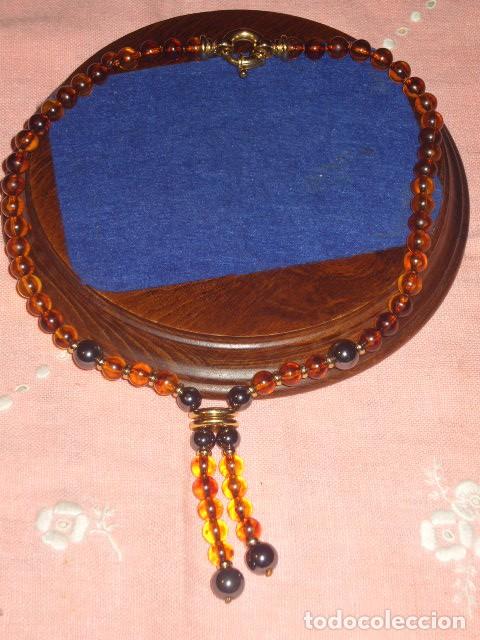 Joyeria: COLLAR DE CRISTAL AMBAR. - Foto 2