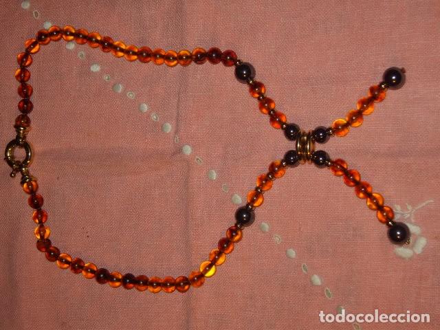 Joyeria: COLLAR DE CRISTAL AMBAR. - Foto 4