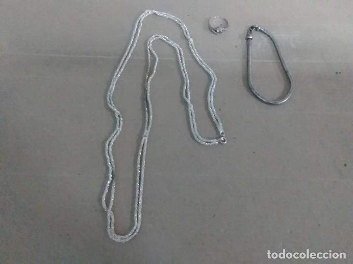 Joyeria: Collar ,pulsera, anillo con piedras, plata 925 - Foto 1