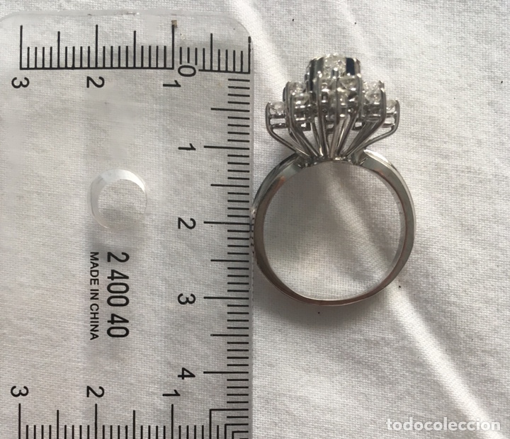 Joyeria: Anillo de platino cuajado de diamantes - Foto 8