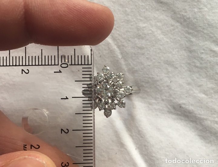 Joyeria: Anillo de platino cuajado de diamantes - Foto 9