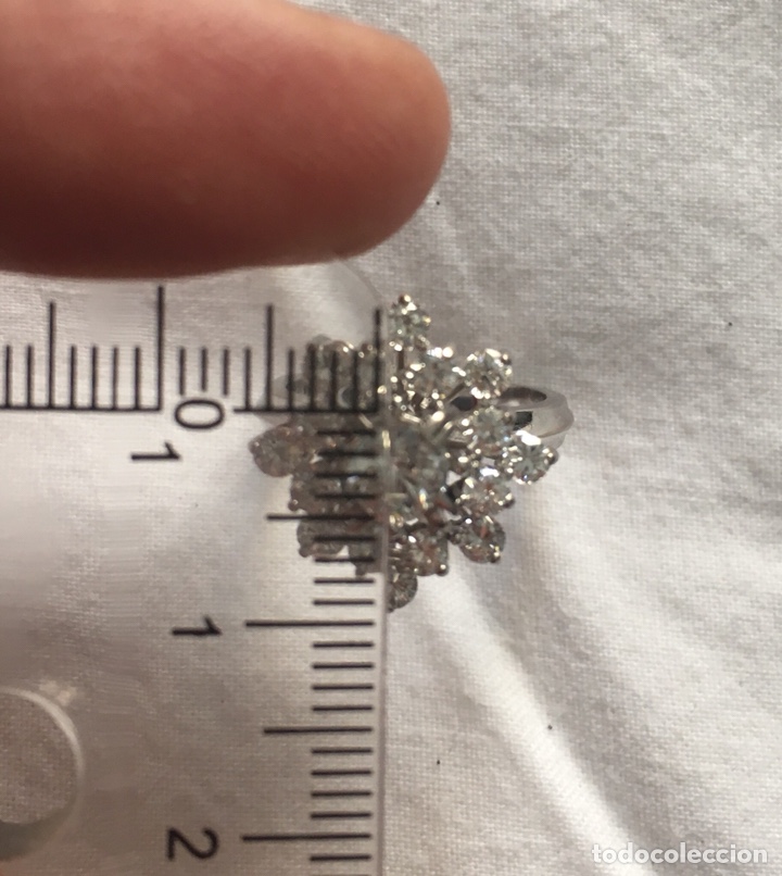 Joyeria: Anillo de platino cuajado de diamantes - Foto 11