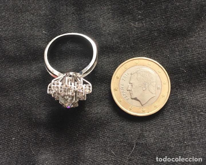 Joyeria: Anillo de platino cuajado de diamantes - Foto 12