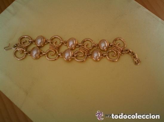 Joyeria: PULSERA DE METAL DORADO CON PERLAS - Foto 4
