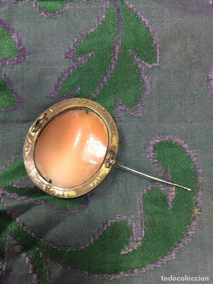Joyeria: Antiguo camafeo de concha tallada - Foto 2