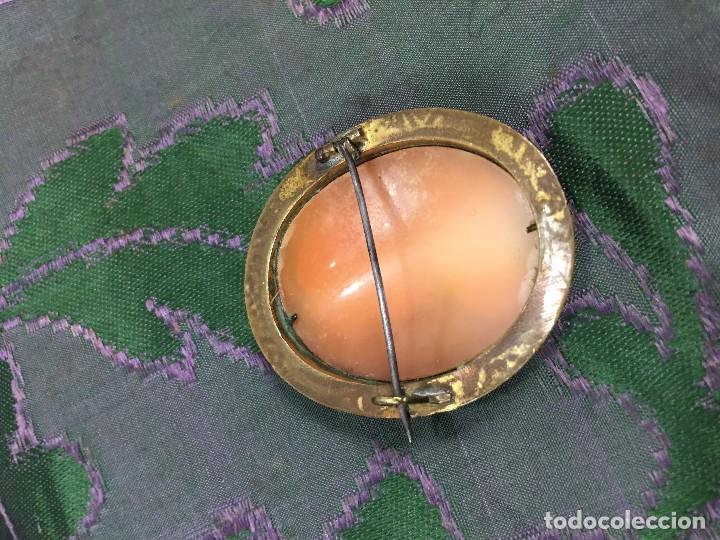 Joyeria: Antiguo camafeo de concha tallada - Foto 3