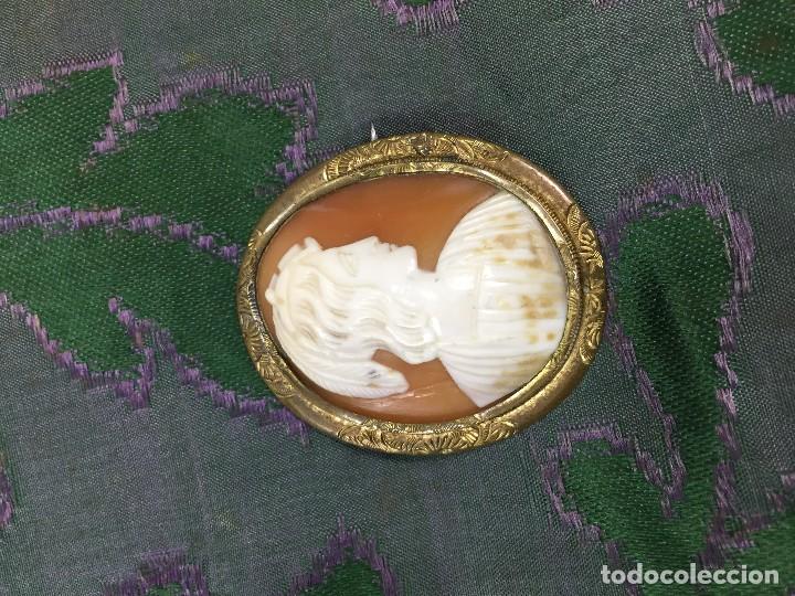 Joyeria: Antiguo camafeo de concha tallada - Foto 5