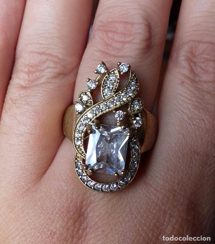 Joyeria: Anillo de Topacio blancos y Plata de Ley - Foto 3