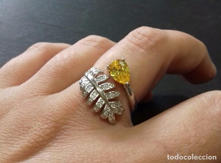 Joyeria: Anillo en Plata de Ley con Circonitas - Foto 4