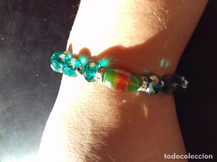 Joyeria: Pulsera de &Aacute;gatas y Cristal Checo - Foto 2