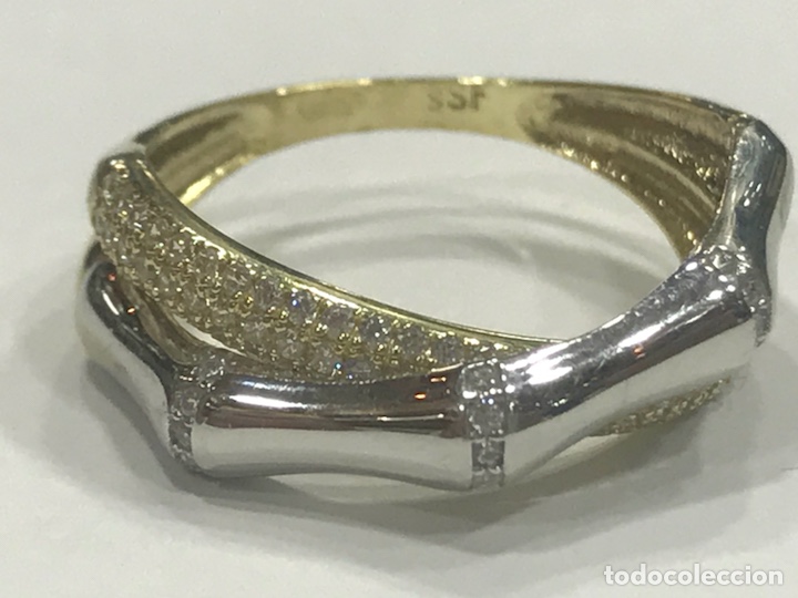Joyeria: Sortija Bicolor de Oro 18K - Foto 1