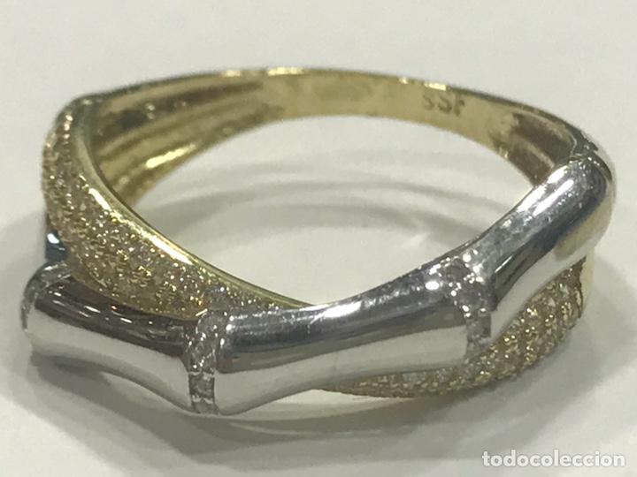 Joyeria: Sortija Bicolor de Oro 18K - Foto 2