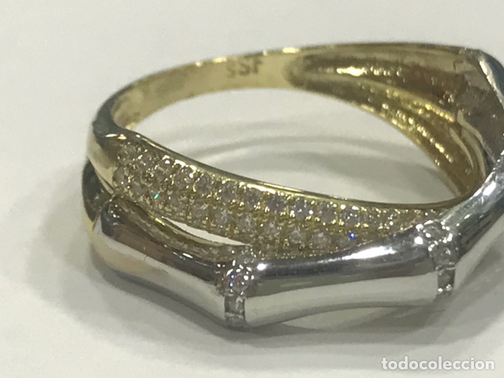 Joyeria: Sortija Bicolor de Oro 18K - Foto 3