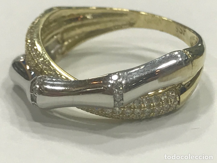 Joyeria: Sortija Bicolor de Oro 18K - Foto 4