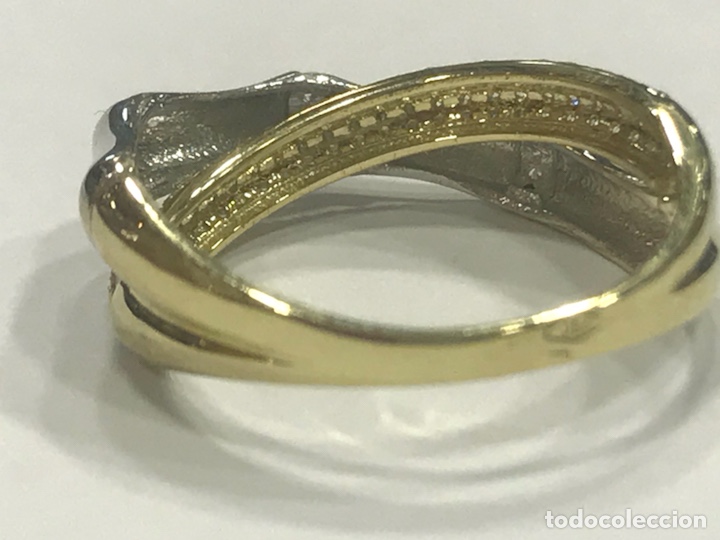 Joyeria: Sortija Bicolor de Oro 18K - Foto 5