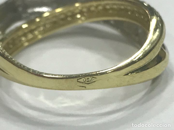 Joyeria: Sortija Bicolor de Oro 18K - Foto 9