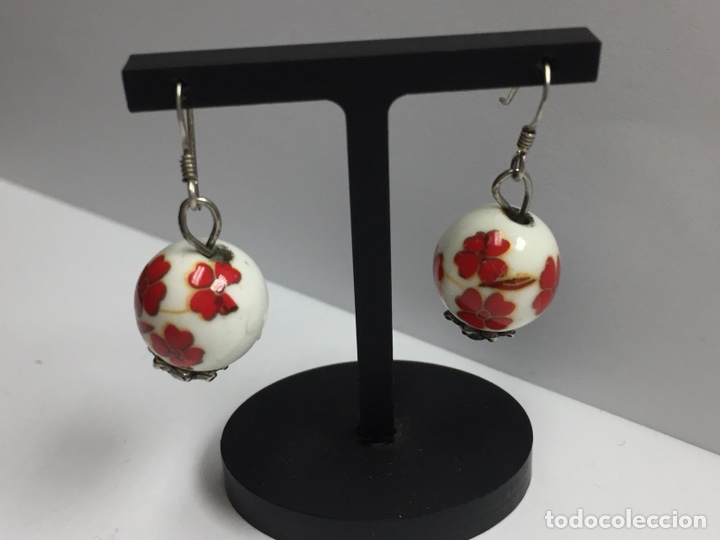 Joyeria: Pendientes plata con cer&aacute;mica /P175 - Foto 3