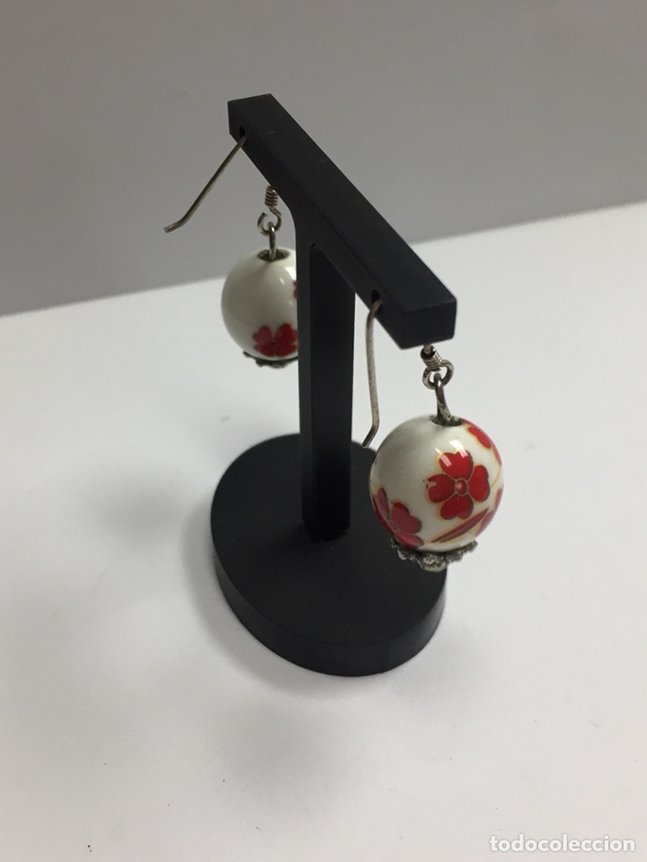 Joyeria: Pendientes plata con cer&aacute;mica /P175 - Foto 4