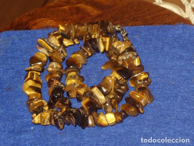 Joyeria: COLLAR DE PEDRERIA OJO DE TIGRE. - Foto 4