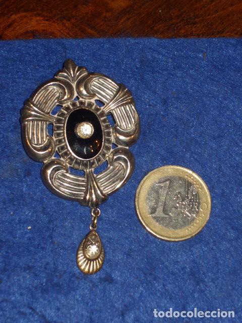 Joyeria: BROCHE MODERNISTA PLATEADO. - Foto 2