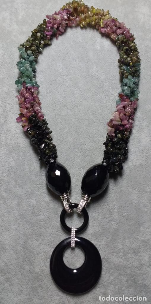 Joyeria: COLLAR DE CHIPS DE TURMALINA. - Foto 2