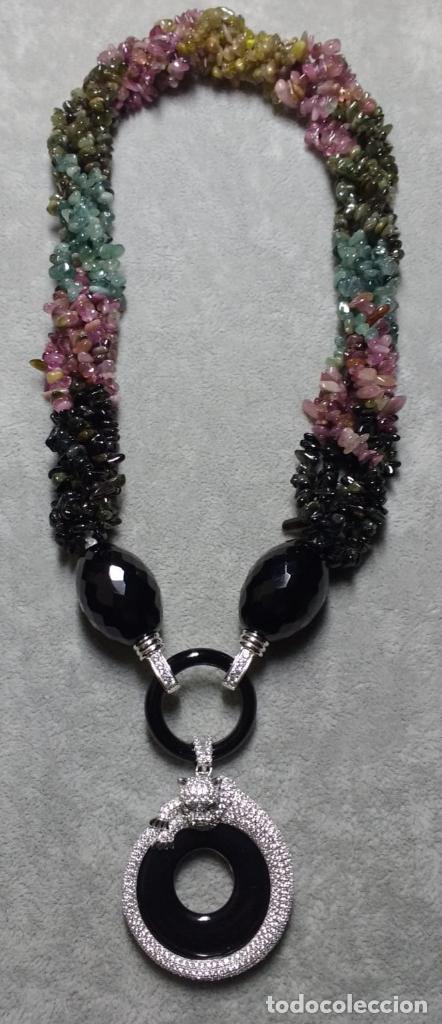 Joyeria: COLLAR DE CHIPS DE TURMALINA. - Foto 2