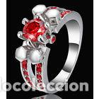 Joyeria: anillo con rubi de rodio llenado 18mm - Foto 1