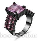Joyeria: anillo con topacio rosa de rodio llenado 16 mm - Foto 1