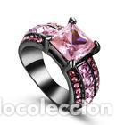 Joyeria: anillo con topacio rosa de rodio llenado 16 mm - Foto 1