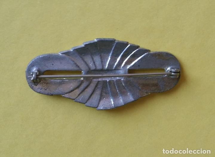 Joyeria: Antiguo broche Art Deco con circonitas - Foto 4