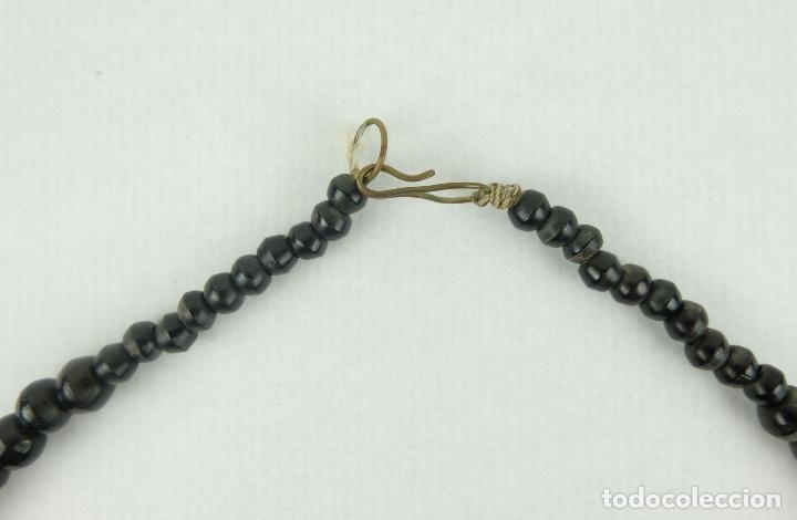 Joyeria: Collar en metal y madera a&ntilde;os 70-80 - Foto 2