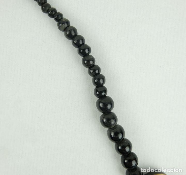 Joyeria: Collar en metal y madera a&ntilde;os 70-80 - Foto 6