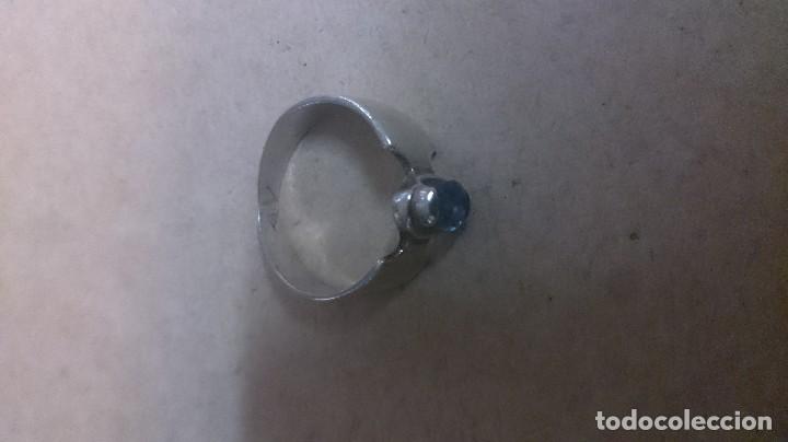 Joyeria: Anillo de plata 925 y aguamarina - Foto 2