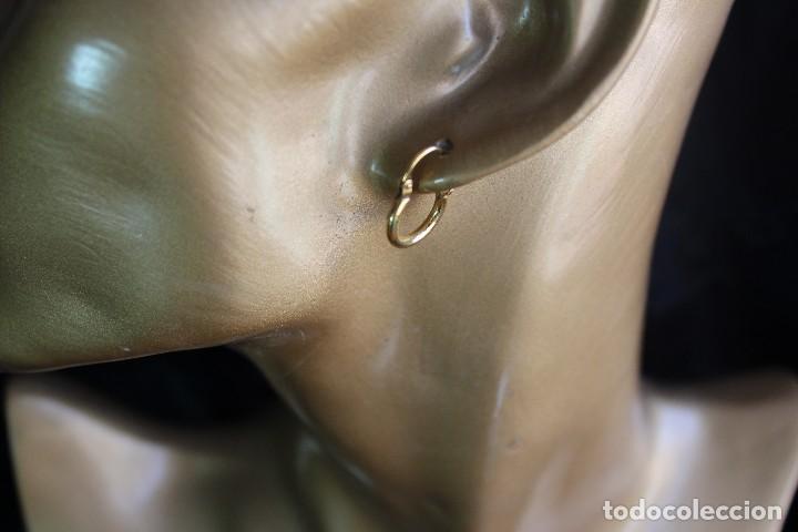 Joyeria: ANTIGUOS PENDIENTES DE ARO EN ORO CRIOLLAS - Foto 1