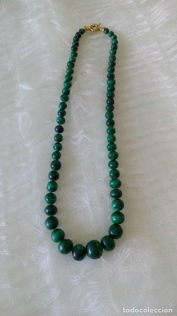 Gioielleria: Precioso Collar de malaquita